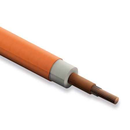 Koç Kablo N2XH FE 180, 1x50  mm, Halojen Free, 1 Metre, 0.6/1 kV, XLPE İzoleli, Alev İletmeyen Bakır İletkenli Kablo