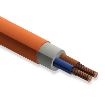 Koç Kablo N2XH FE 180, 2x16 mm, Halojen Free, 1 Metre, 0.6/1 kV, XLPE İzoleli, Alev İletmeyen Bakır İletkenli Kablo