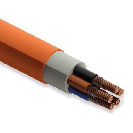 Koç Kablo N2XH FE 180, 5x70 mm, Halojen Free, 1 Metre, 0.6/1 kV, XLPE İzoleli, Alev İletmeyen Bakır İletkenli Kablo