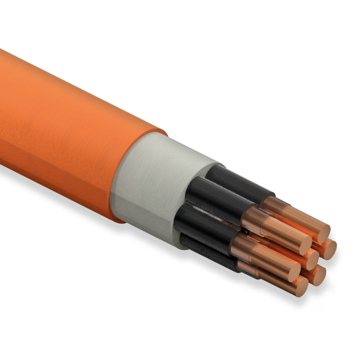 Öznur Kablo N2XH FE 180, 10x2.5 mm, Halojen Free, 1 Metre, 0.6/1 kV, XLPE İzoleli, XLPE İzoleli, Alev İletmeyen Bakır İletkenli Kablo