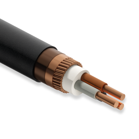 Öznur Kablo YVC7V, 3x1.5/1.5 mm, NYCY Kablo, 1 Metre, 0.6/1 kV, XLPE İzoleli, Bakır İletkenli, Konsantrik İletkenli, PVC İzoleli Kablo