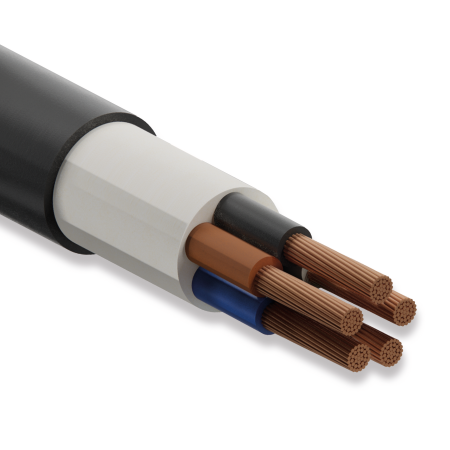 Koç Kablo YXV-R, 5x50 mm, N2XY Kablo, 1 Metre, 0.6/1 kV, XLPE İzoleli, Bakır İletkenli Kablo