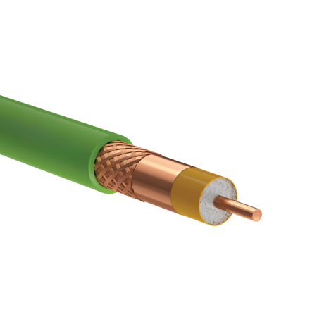 Reçber 307052, Mini U/6 PHY-PVC Cu/Cu, PVC İzoleli, 75 Ohm Fiziksel Köpüklü Koaksiyel Kablo