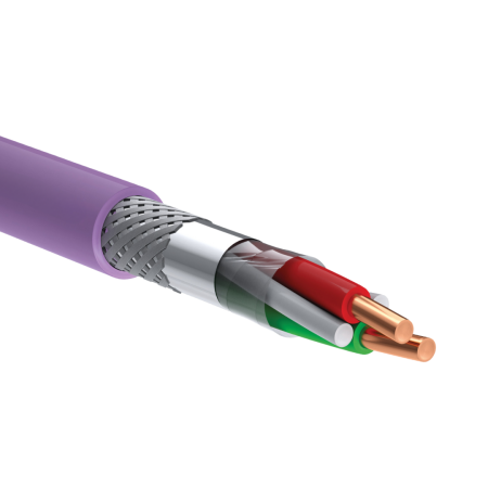 Reçber 501003, EIB BUS LSZH 1x2x0,80mm+0,40mm, Halojensiz, Otomasyon Kablosu
