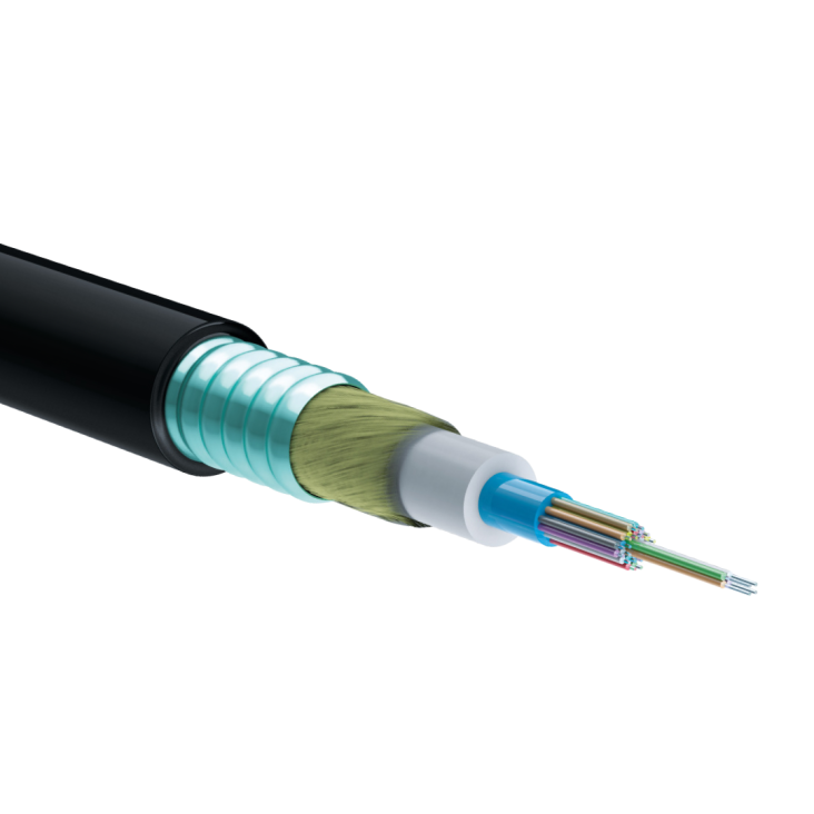 Reçber 4000181, 1 Fiberli Single Mode, Flat Drop G657-A2 Jel Dolgulu, Dış Ortam LSZH (Askı Telli), Fiber Optik Kablo