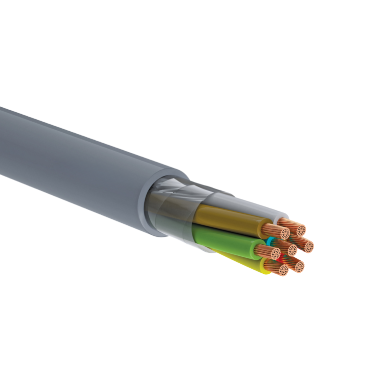 Reçber 201050, LIYY, 2x0,22 mm², PVC İzoleli, Sinyal ve Kontrol Kablosu